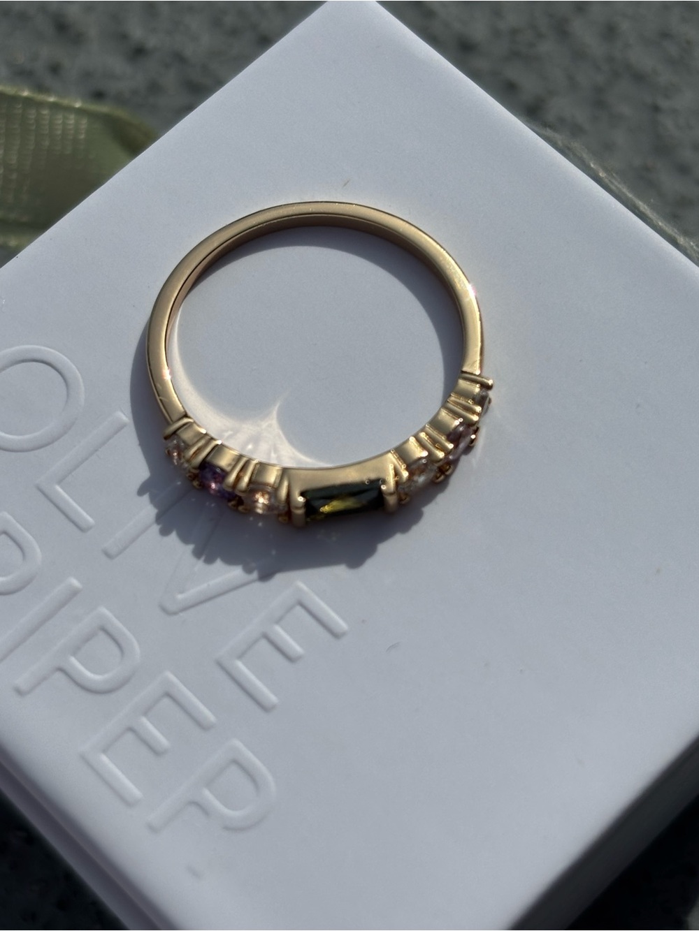 NEW Olive & Piper Vale Ring 14K Gold Plated - Picture 4 of 10